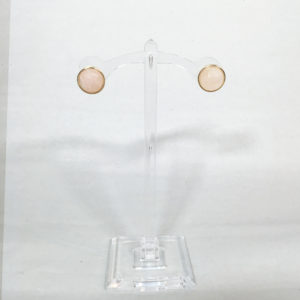 Pale Pink Stud Earrings
