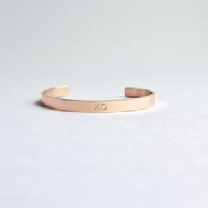LASH+LOVE APPAREL XO Rose Gold Cuff