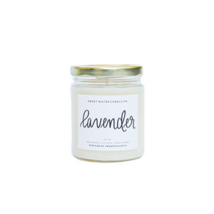Sweet Water Lavender Soy Candle