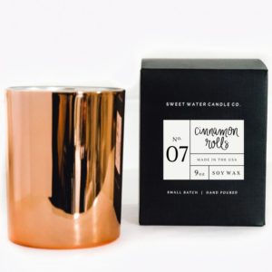 SWD Rose Gold Cinnamon Rolls Soy Candle