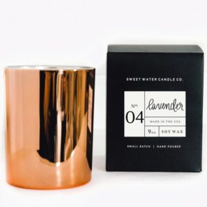 SWD Rose Gold Lavender Soy Candle