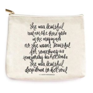 SWD She Was Beautiful Makeup Bag