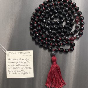 Onyx and Hematite