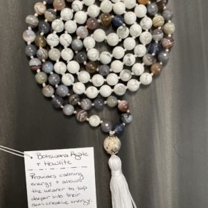Botswana Agate and Howlite